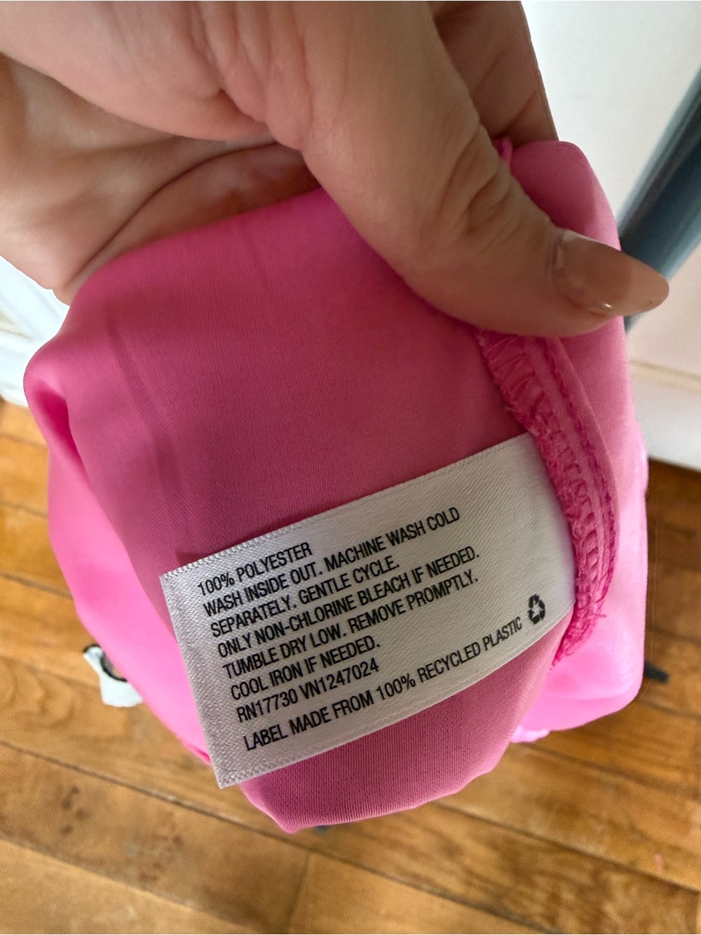 Bubblegum pink wide leg trouser - Picture 9 of 9